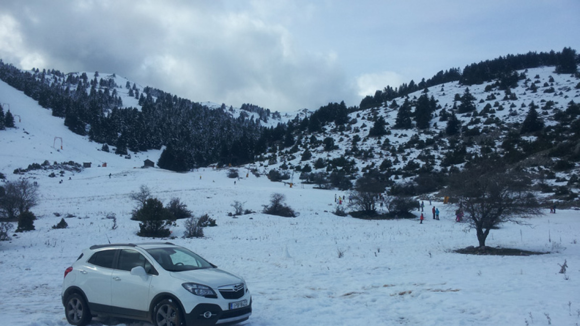 Δοκιμάζουμε σκληρά το Opel Mοkka και στο χιόνι